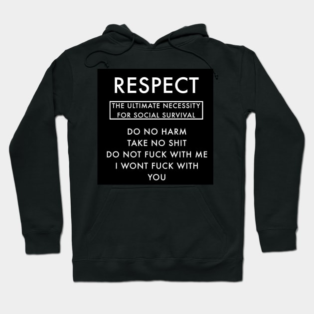 RESPECT Hoodie by BUNNYDETH